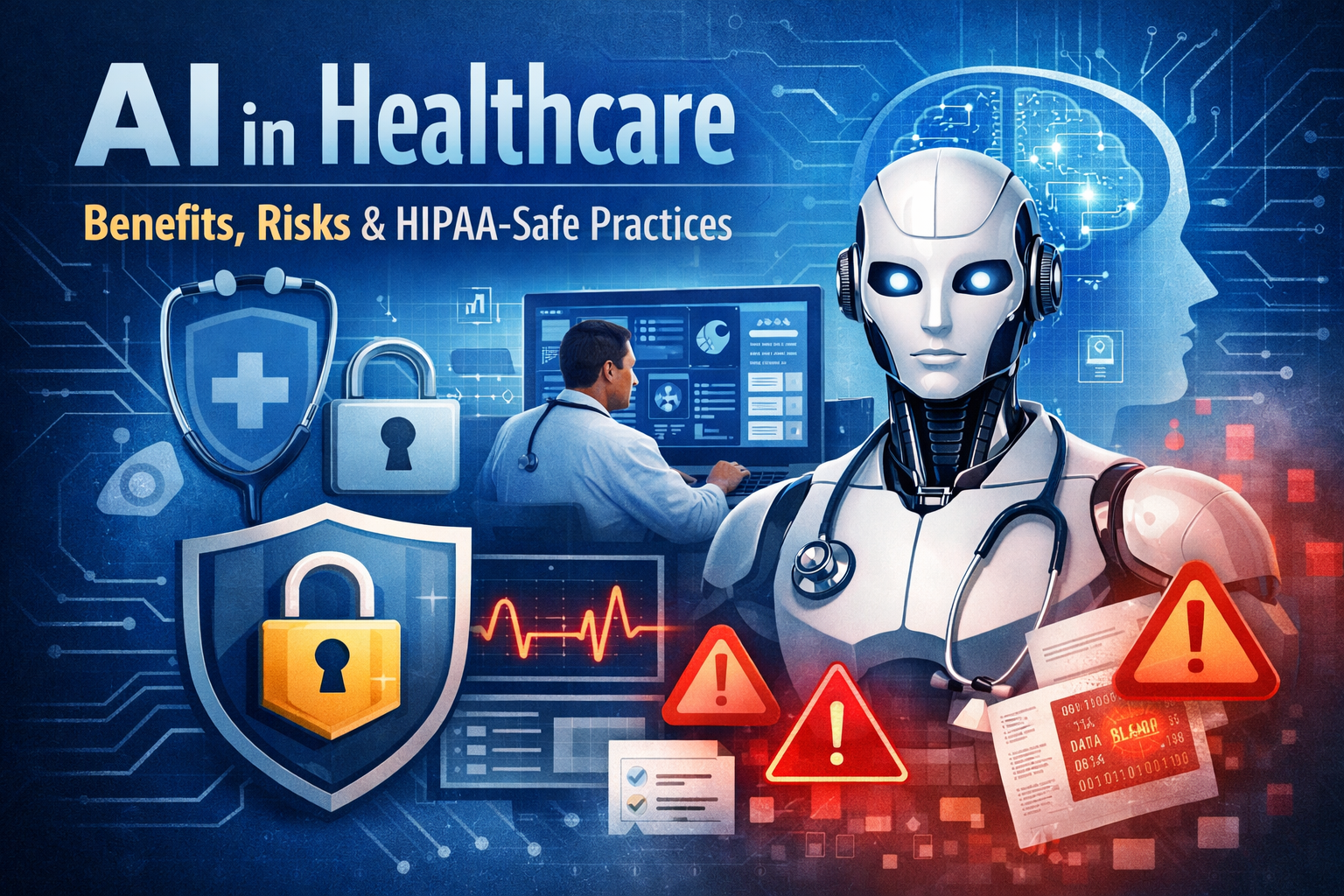 How AI Impacts Healthcare Organizations: Benefits, Risks, and HIPAA-Safe Best Practices